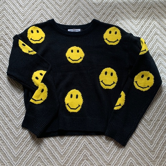 Cativo smiley face woman’s sweater • size x small - Picture 1 of 2